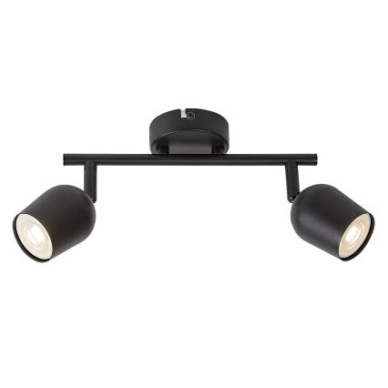 Rabalux - Faretto orientabile 2xGU10/15W/230V nero