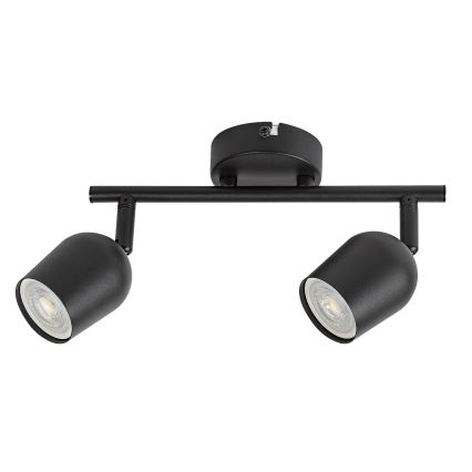 Rabalux - Faretto orientabile 2xGU10/15W/230V nero