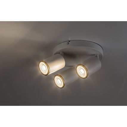 Rabalux - Faretto 3xGU10/15W/230V bianco
