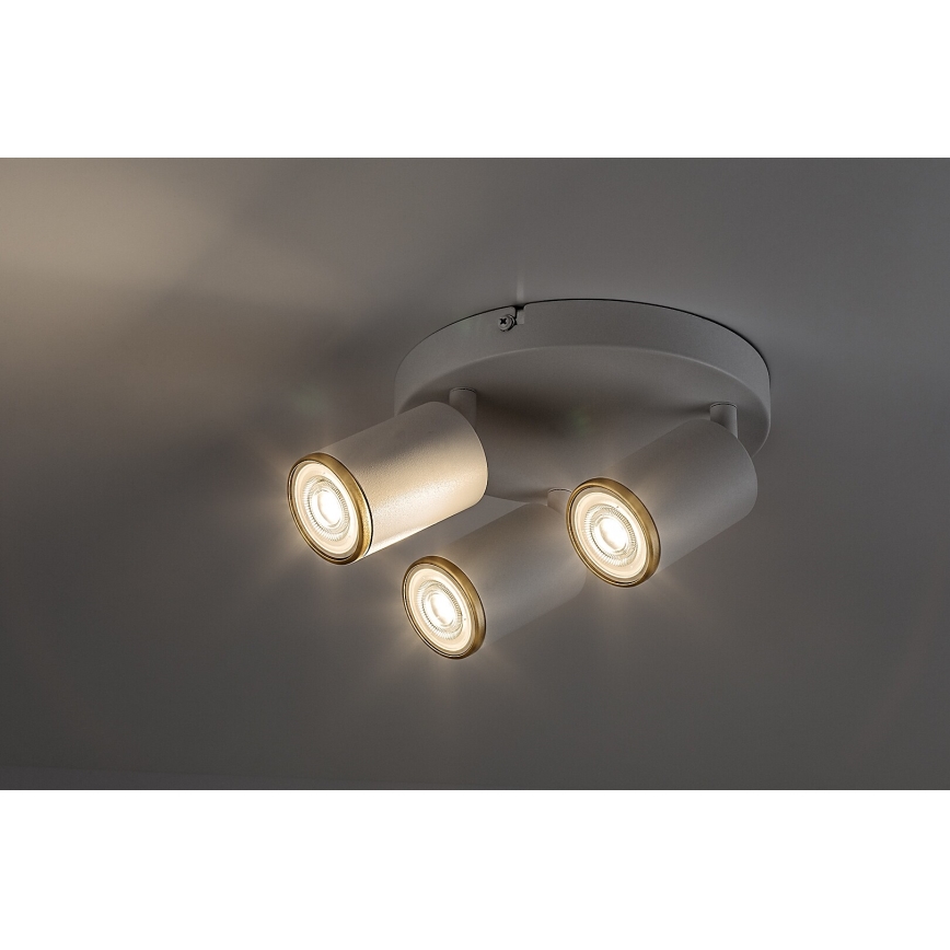 Rabalux - Faretto 3xGU10/15W/230V bianco