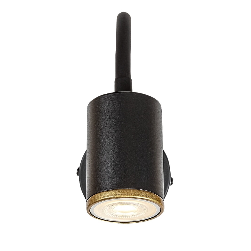 Rabalux - Faretto da parete 1xGU10/15W/230V nero