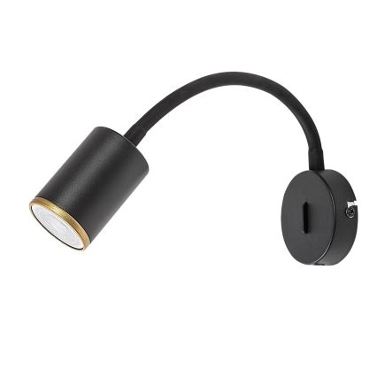Rabalux - Faretto da parete 1xGU10/15W/230V nero