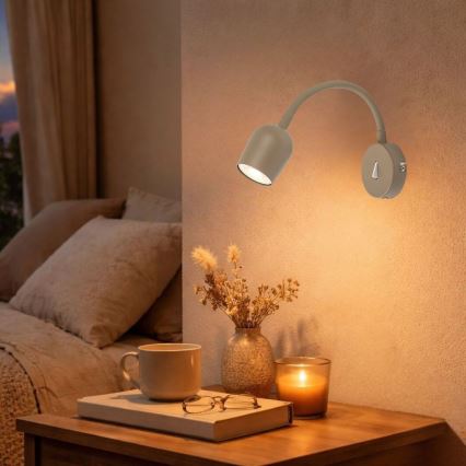 Rabalux - Faretto da parete 1xGU10/15W/230V beige