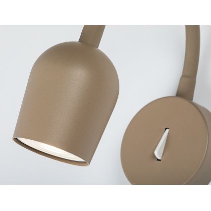 Rabalux - Faretto da parete 1xGU10/15W/230V beige