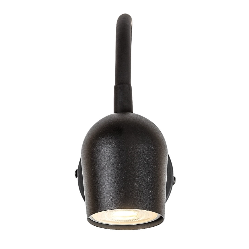 Rabalux - Faretto da parete orientabile 1xGU10/15W/230V nero