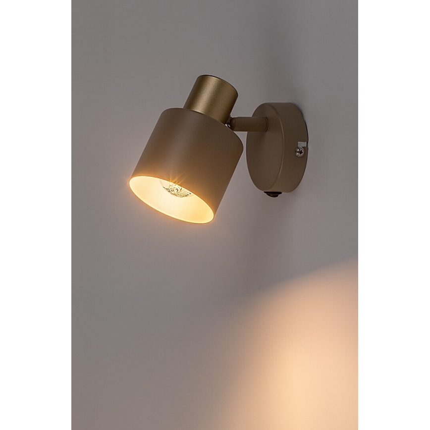Rabalux - Faretto da parete 1xE14/10W/230V beige