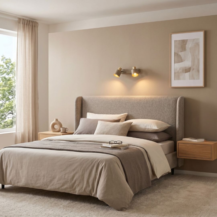 Rabalux - Faretto 2xE14/10W/230V beige