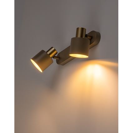 Rabalux - Faretto 2xE14/10W/230V beige