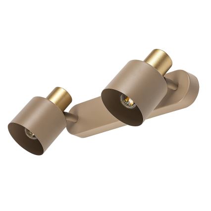Rabalux - Faretto 2xE14/10W/230V beige