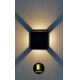 Rabalux 7317 - Applique LED per esterni LED/6W/230V IP54 nero