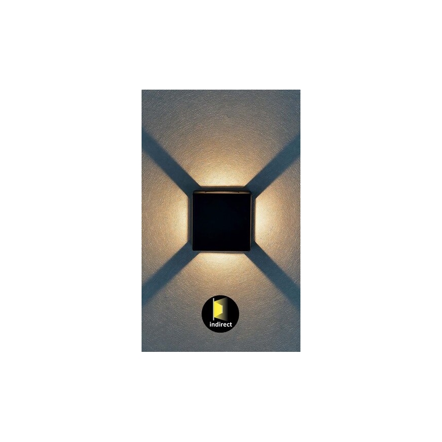 Rabalux 7317 - Applique LED per esterni LED/6W/230V IP54 nero