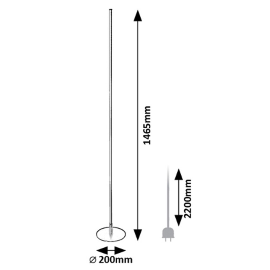Rabalux - Lampada da terra LED LED/18W/230V 3000K