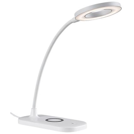 Rabalux - LED Lampada da tavolo touch dimmerabile con ricarica wireless LED/5W/5V 2700-6000K bianco