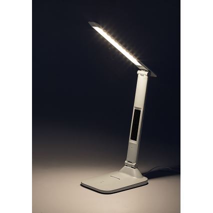 Rabalux - Lampada da tavolo LED dimmerabile con display LED/5W/5V 2600mAh 3000-6000K
