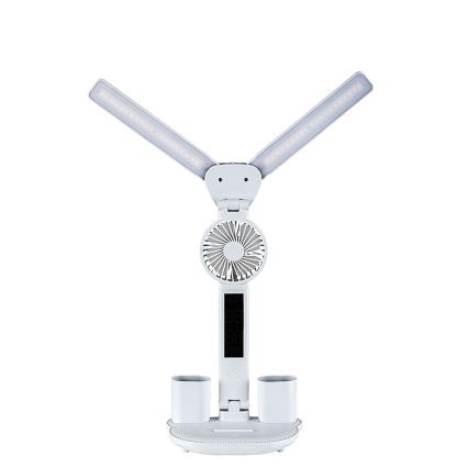 Rabalux - Lampada da tavolo LED dimmerabile con ventilatore e display LED/7W/5V 3000/4000/6500K