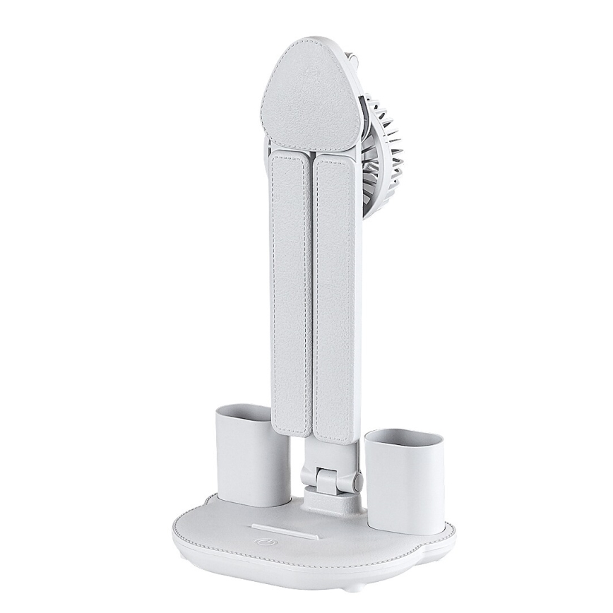 Rabalux - Lampada da tavolo LED dimmerabile con ventilatore e display LED/7W/5V 3000/4000/6500K