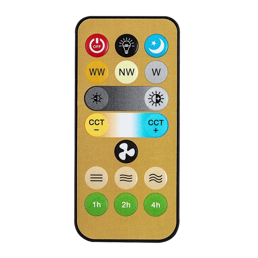 Rabalux - Lampada da terra LED dimmerabile con ventilatore 1xE27/16W/230V 3000-6500K