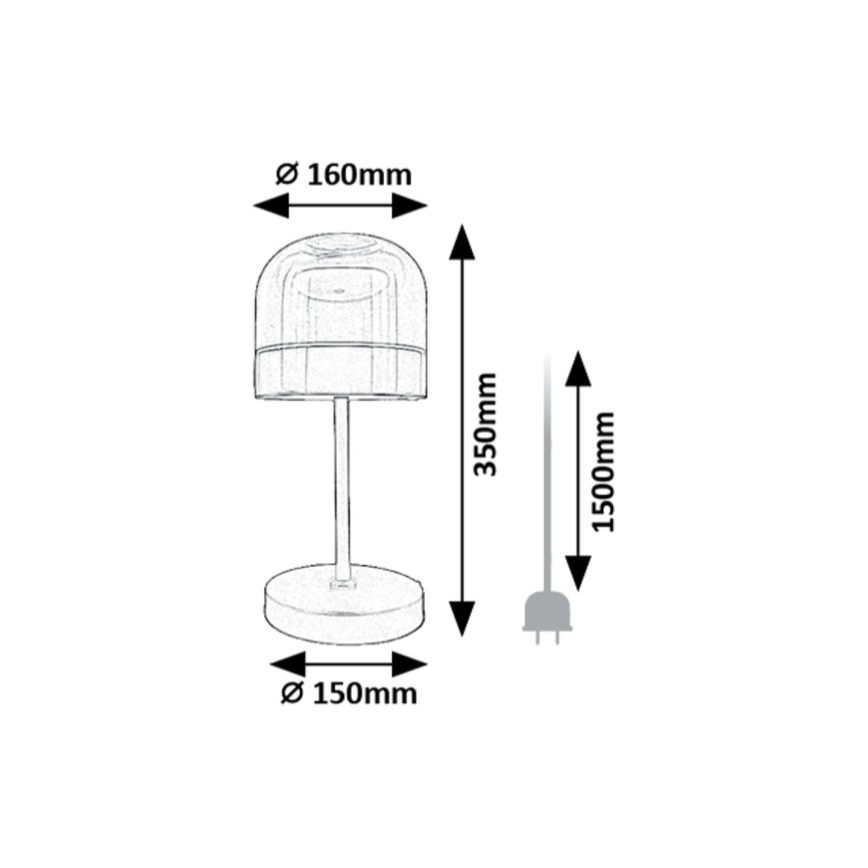 Rabalux - Lampada da tavolo LED dimmerabile LED/13W/230V 3000/4000/6000K