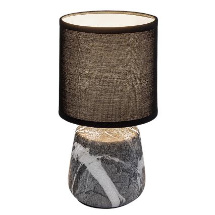 Rabalux - Lampada da tavolo 1xE14/40W/230V nero/effetto marmo