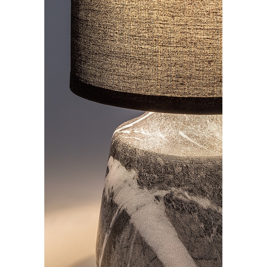 Rabalux - Lampada da tavolo 1xE14/40W/230V nero/effetto marmo