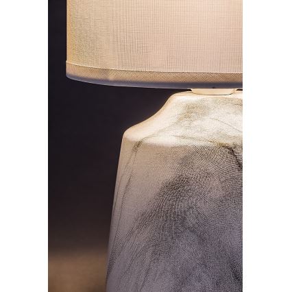 Rabalux - Lampada da tavolo 1xE14/40W/230V bianca/effetto marmo