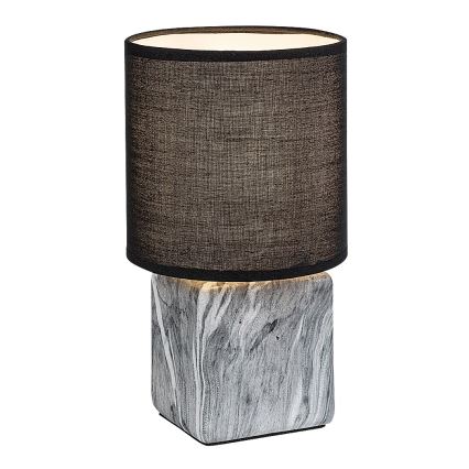 Rabalux - Lampada da tavolo 1xE14/40W/230V nera/effetto marmo