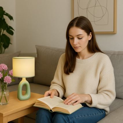 Rabalux - Lampada da tavolo 1xE14/40W/230V verde