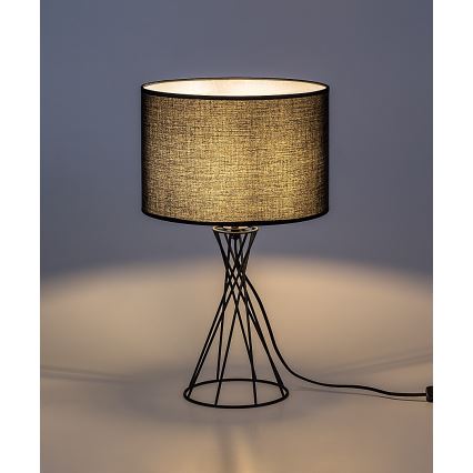 Rabalux - Lampada da tavolo 1xE27/40W/230V nera