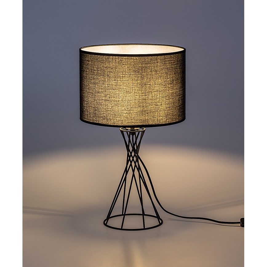 Rabalux - Lampada da tavolo 1xE27/40W/230V nera
