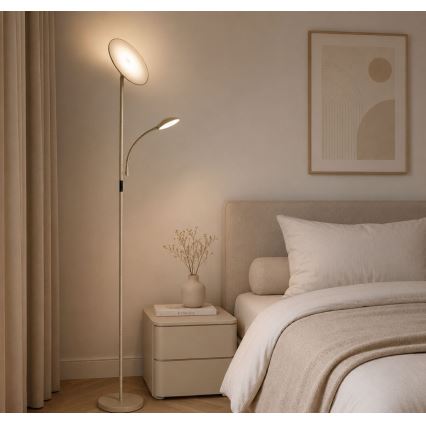 Rabalux - LED Lampada da terra dimmerabile LED/23W/230V 3000/4200/6500 beige
