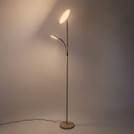 Rabalux - LED Lampada da terra dimmerabile LED/23W/230V 3000/4200/6500 beige