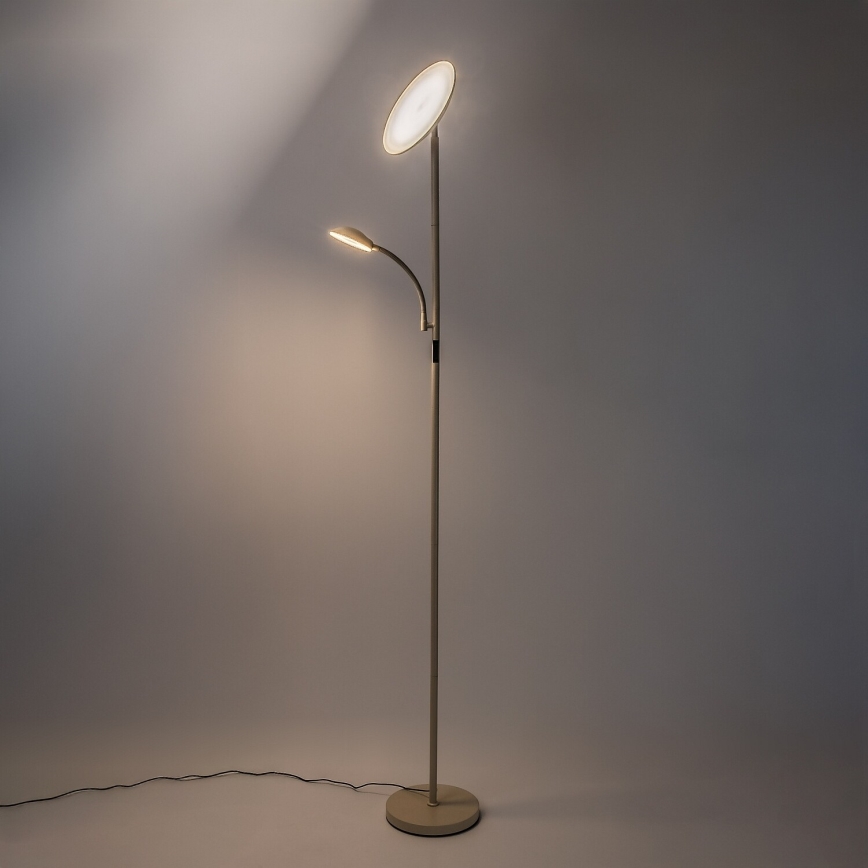 Rabalux - LED Lampada da terra dimmerabile LED/23W/230V 3000/4200/6500 beige