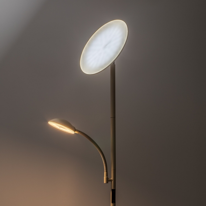 Rabalux - LED Lampada da terra dimmerabile LED/23W/230V 3000/4200/6500 beige