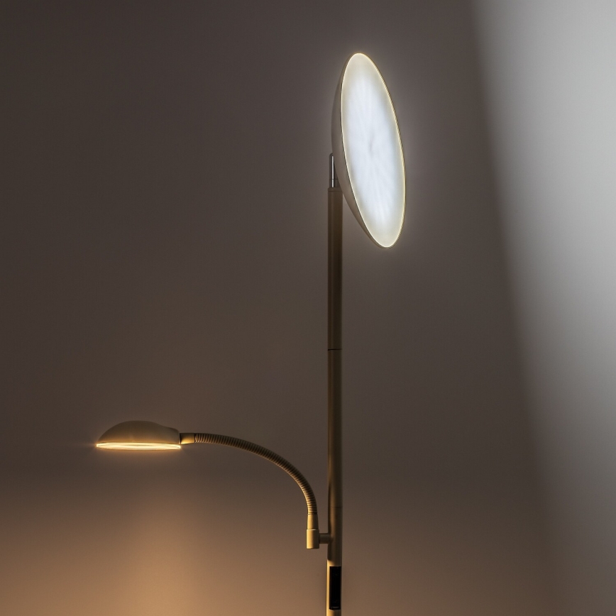 Rabalux - LED Lampada da terra dimmerabile LED/23W/230V 3000/4200/6500 beige