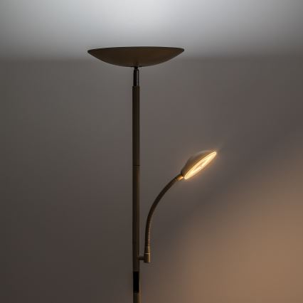 Rabalux - LED Lampada da terra dimmerabile LED/23W/230V 3000/4200/6500 beige