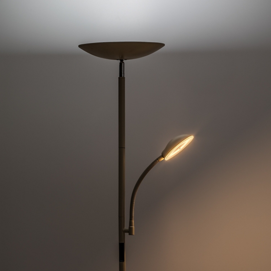 Rabalux - LED Lampada da terra dimmerabile LED/23W/230V 3000/4200/6500 beige