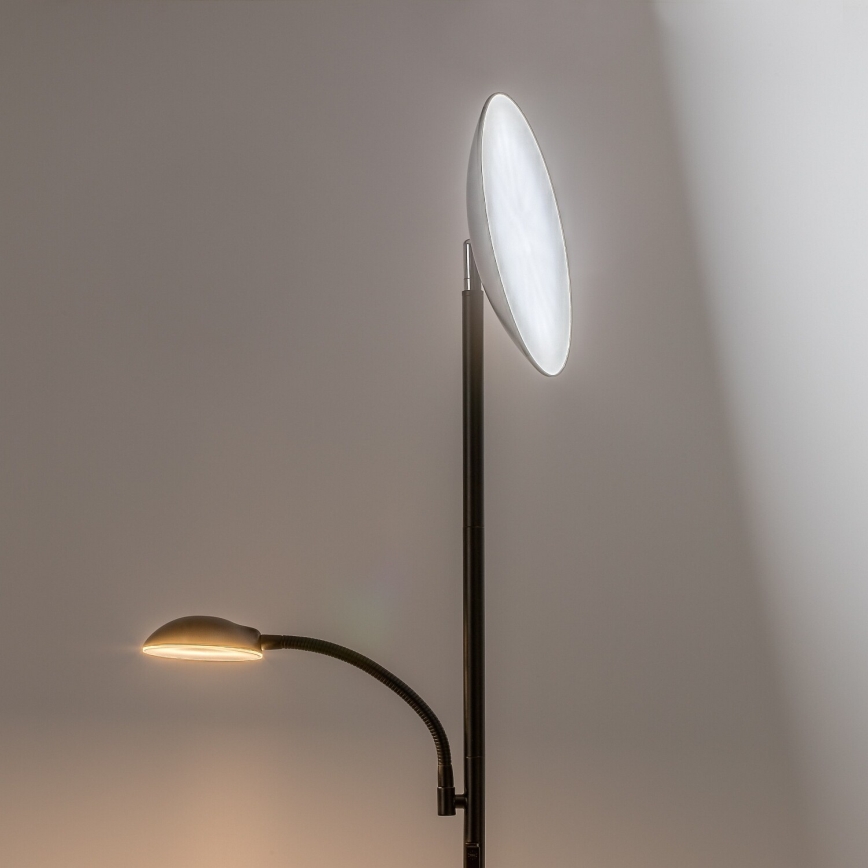 Rabalux - Lampada da terra LED dimmerabile LED/23W/230V 3000/4200/6500 nera