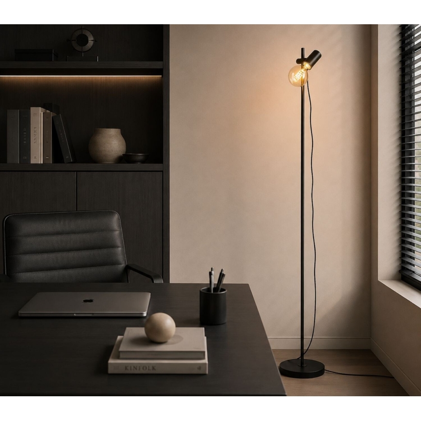 Rabalux - Lampada da terra 1xE27/60W/230V nera