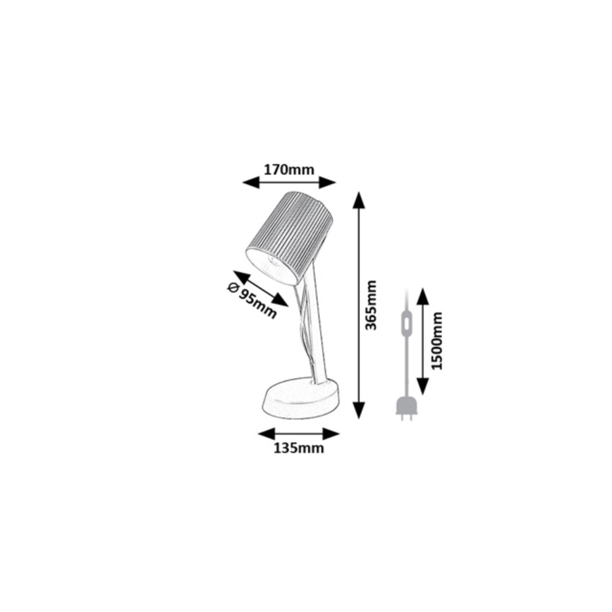 Rabalux - Lampada da tavolo 1xE14/11W/230V rosa