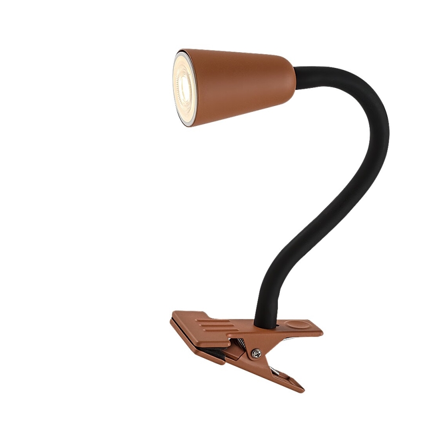 Rabalux - Lampada da tavolo con morsetto 1xGU10/7W/230V arancione
