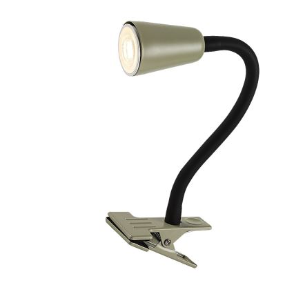 Rabalux - Lampada da tavolo con clip 1xGU10/7W/230V kaki