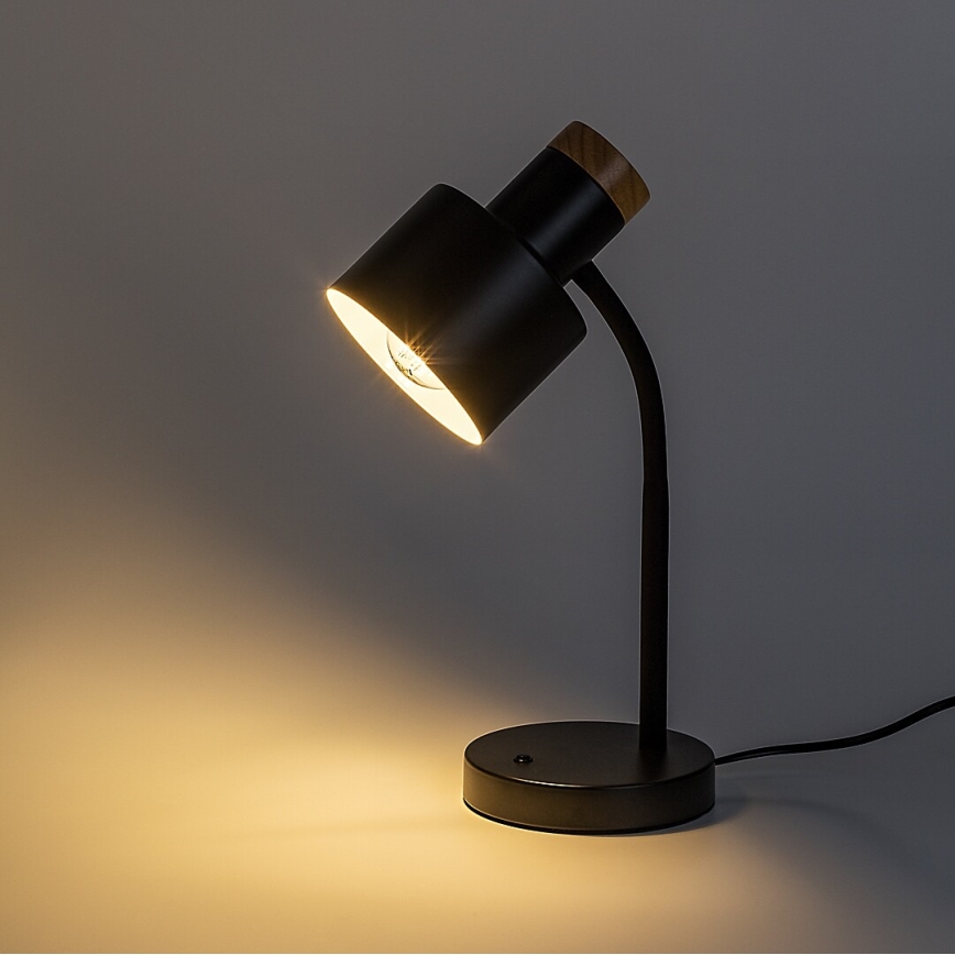 Rabalux - Lampada da tavolo 1xE27/20W/230V nera