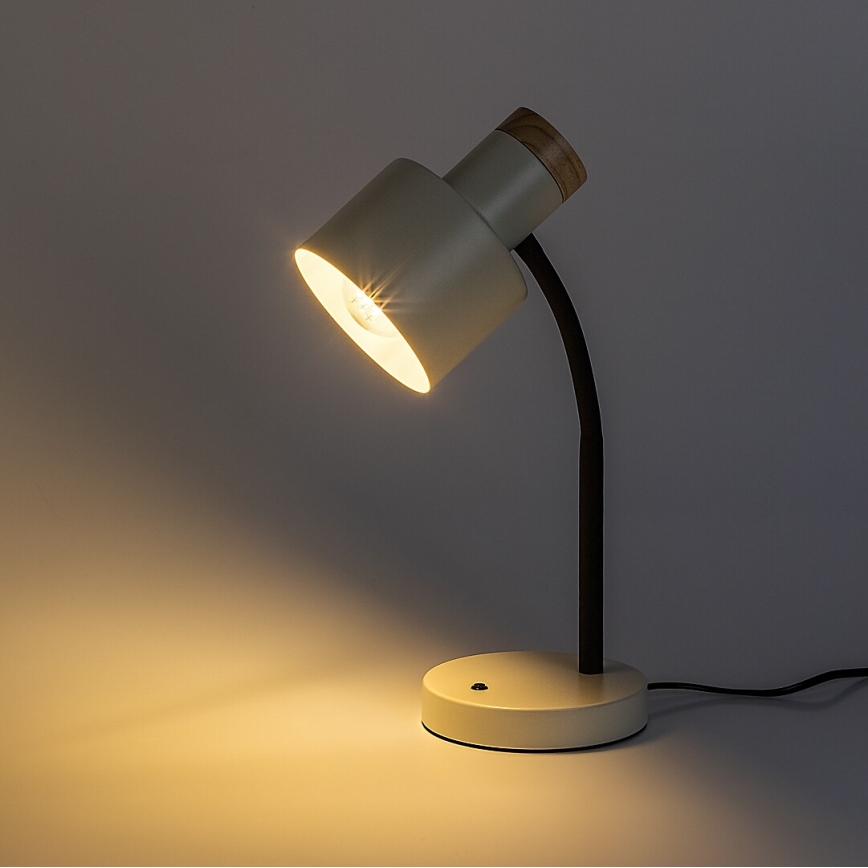 Rabalux - Lampada da tavolo 1xE27/20W/230V colore crema
