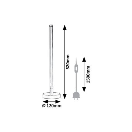 Rabalux - Lampada da tavolo LED LED/8W/230V 3000K