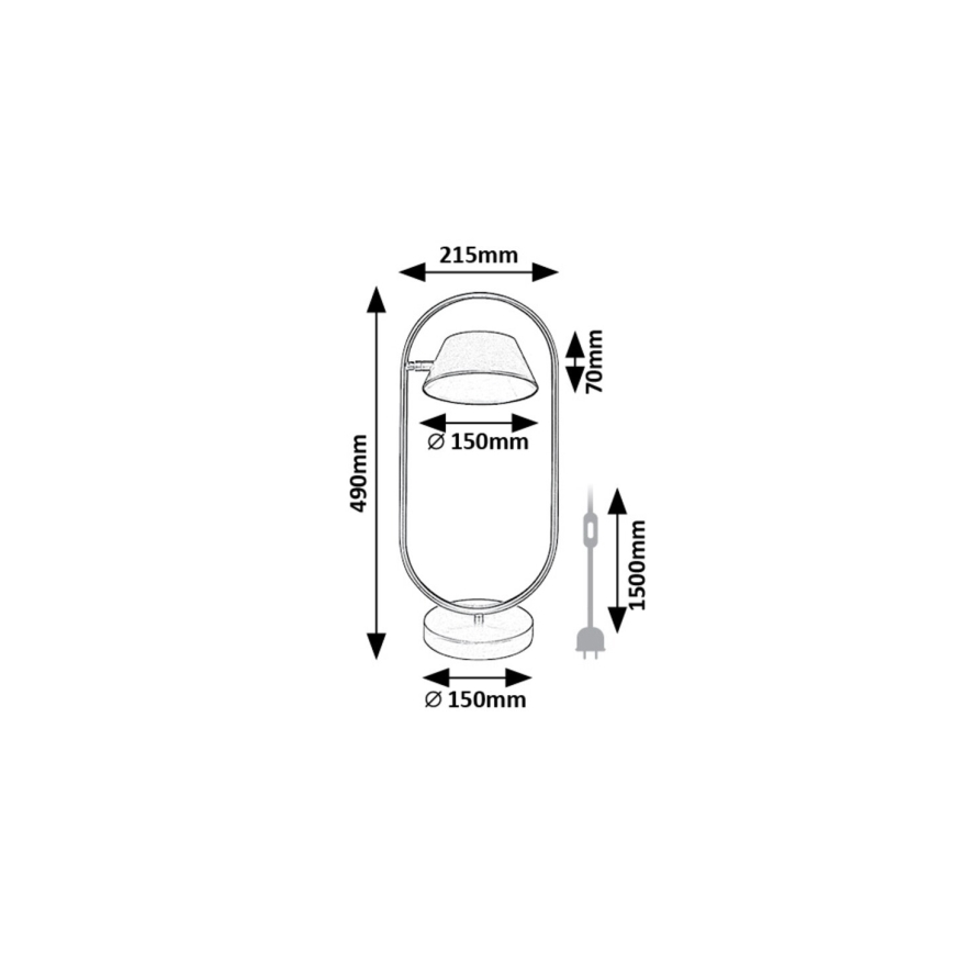 Rabalux - Lampada da tavolo LED LED/6W/230V 3000K