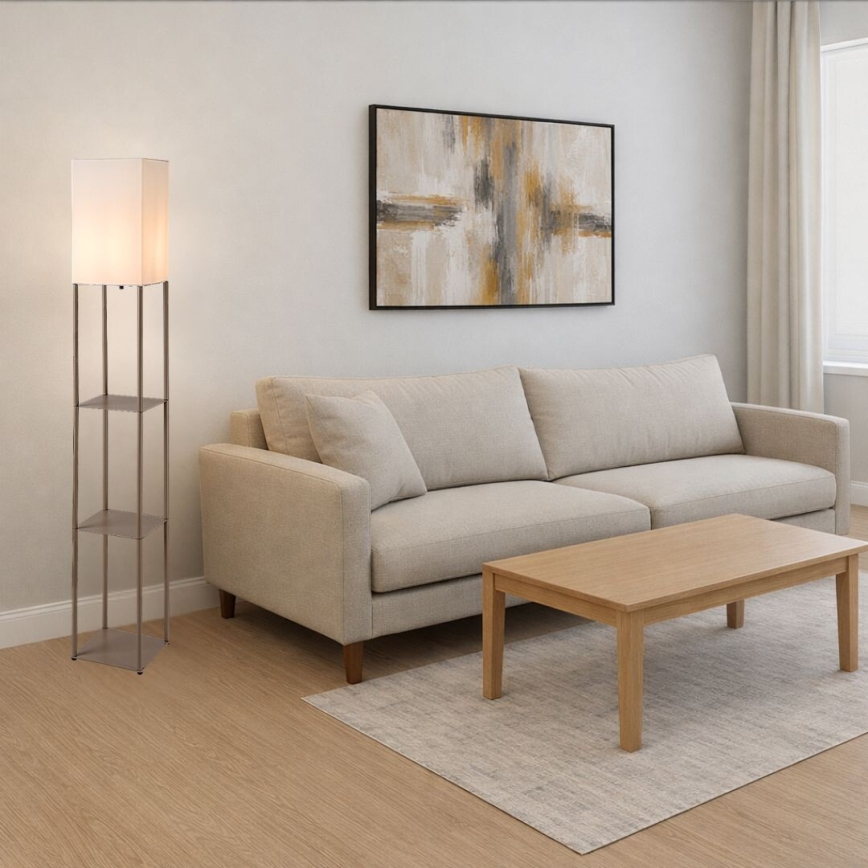 Rabalux - Lampada da terra con ripiani 1xE27/40W/230V beige