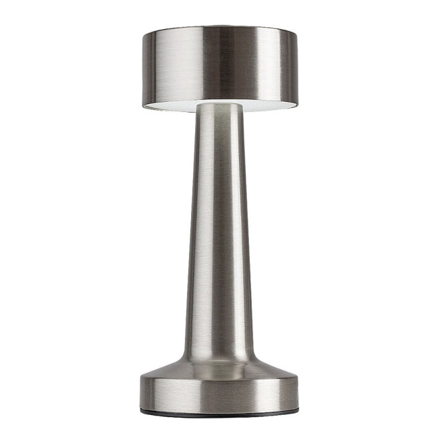 Rabalux - LED Lampada da tavolo ricaricabile LED/2,7W/5V 1200mAh 3000/4000/6000K cromo opaco