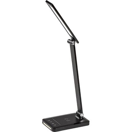 Rabalux 74213 - LED Dimmerabile flexible lampada da tavolo con ricarica wireless QI e USB LED/5W/5V 3000-6500K