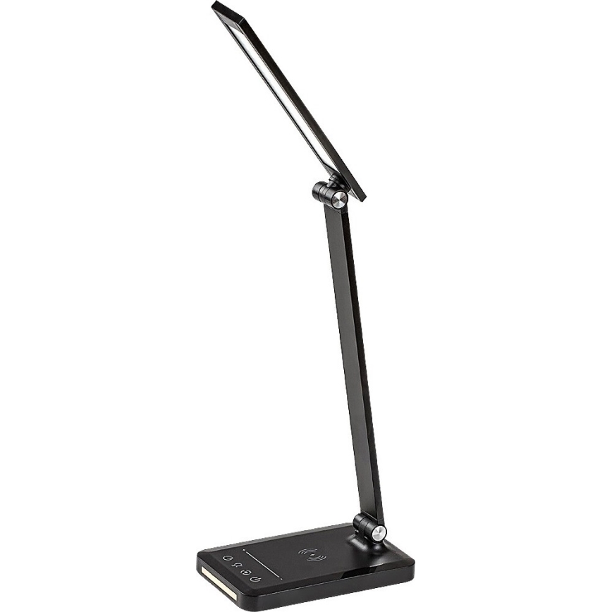 Rabalux 74213 - LED Dimmerabile flexible lampada da tavolo con ricarica wireless QI e USB LED/5W/5V 3000-6500K