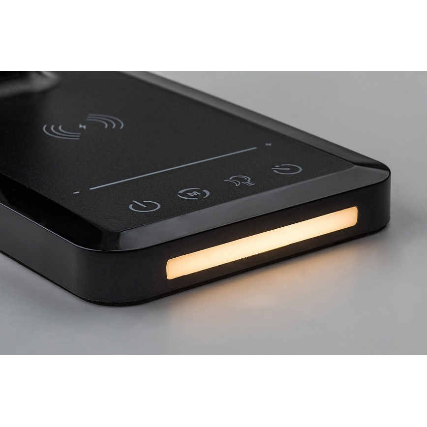 Rabalux 74213 - LED Dimmerabile flexible lampada da tavolo con ricarica wireless QI e USB LED/5W/5V 3000-6500K